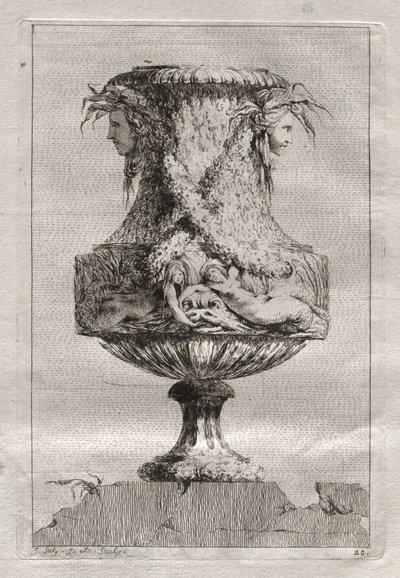 Suite de vases :  Planche 20 - Jacques François Saly