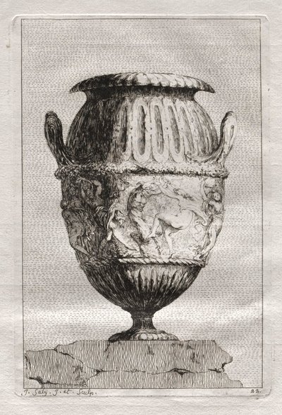 Suite de vases :  Planche 22 - Jacques François Saly