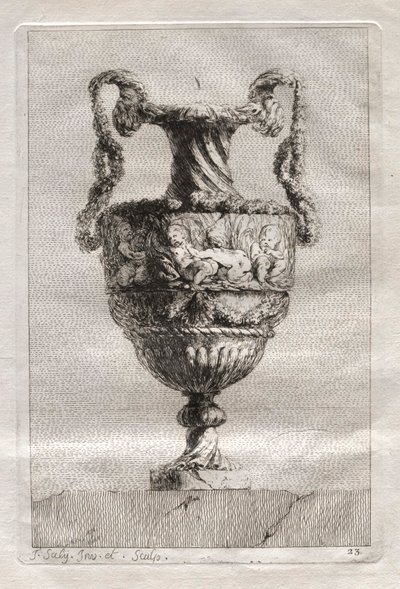 Suite de vases :  Planche 23 - Jacques François Saly