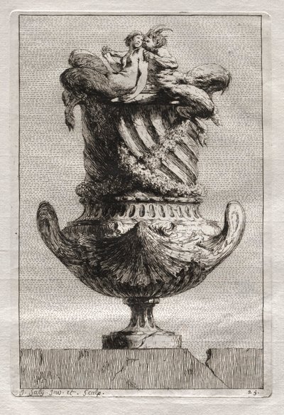 Suite de vases :  Planche 25 - Jacques François Saly