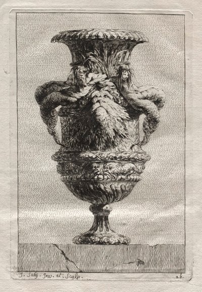 Suite de vases :  Planche 26 - Jacques François Saly