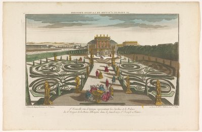 Vue du jardin et du palais d