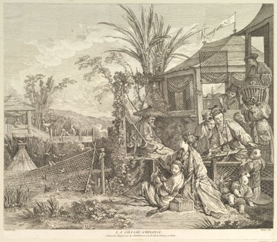 La Chasse Chinoise, après 1743 - Jacques Gabriel Huquier