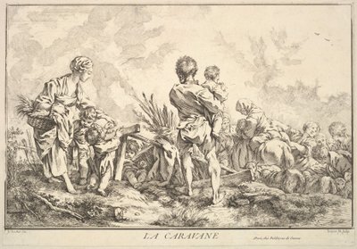 La Caravane - Jacques Gabriel Huquier
