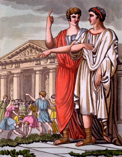 Costume du candidat à un poste à Rome, un folio de 
