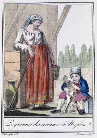 Paysanne des environs de Naples - Jacques Grasset de Saint Sauveur