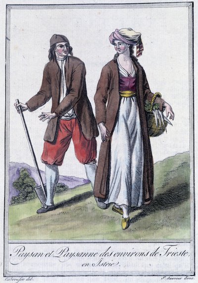Paysans de Trieste, Italie - Jacques Grasset de Saint Sauveur