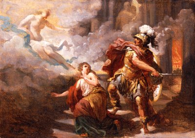 Hélène sauvée par Vénus de la colère d
