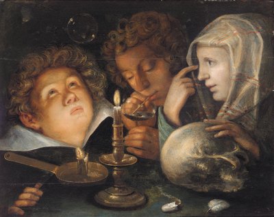 Une allégorie de vanité, Homo Bulla Est - Jacques II de Gheyn