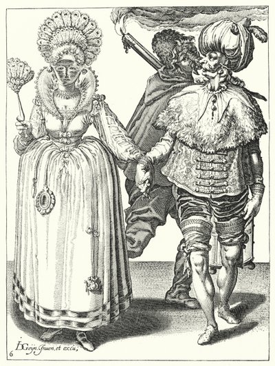 Mascarade - Jacques II de Gheyn