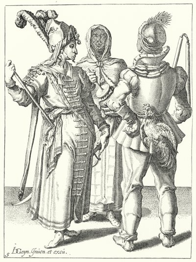 Mascarade - Jacques II de Gheyn