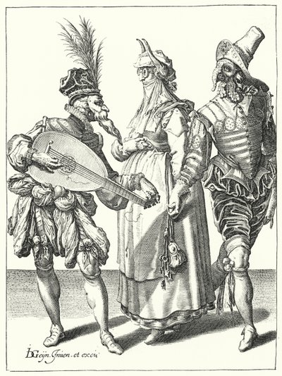 Mascarade - Jacques II de Gheyn