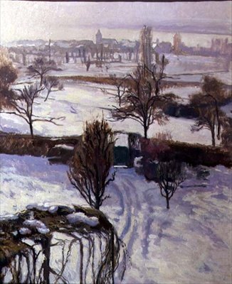 Vue de Genève en hiver - Jacques Jacobi