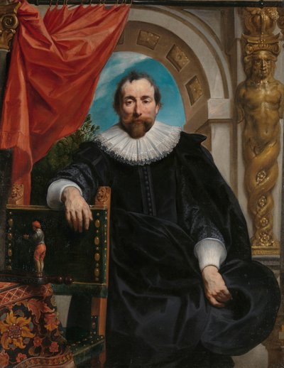 Portraits de Rogier Le Witer et de sa femme, Catharina Behaghel - Jacques Jordaens