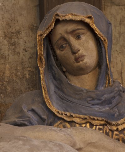 Détail de la Pietà - Jacques Jubert