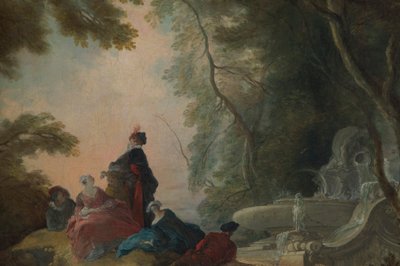 Fête galante près d