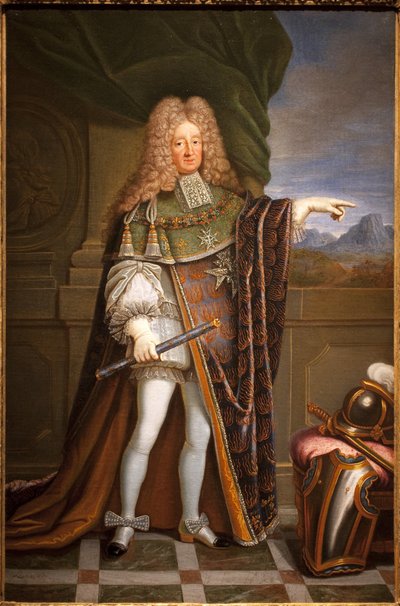 Portrait en pied du maréchal de Tessé - Jacques Laumosnier