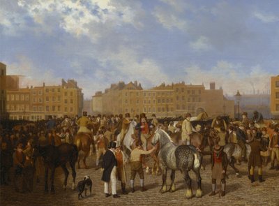 Ancien marché de Smithfield - Jacques Laurent Agasse