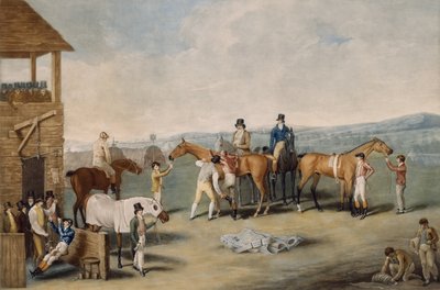 Une paire : Préparation au départ, Londres, 20 janvier 1803 - Jacques Laurent after Agasse
