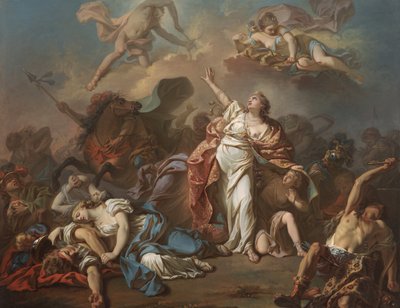 Apollon et Diane attaquant les enfants de Niobé - Jacques Louis David