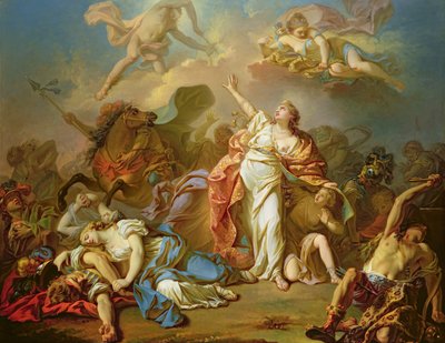 Apollon et Diane attaquant les enfants de Niobé - Jacques Louis David