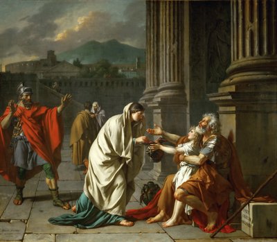 Bélisaire mendiant - Jacques Louis David