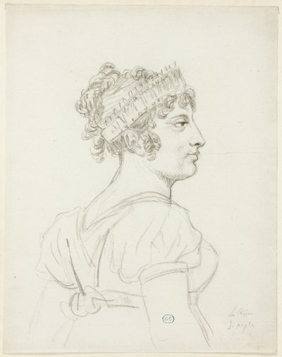 Buste de Caroline Bonaparte, princesse Murat, reine de Naples - Jacques Louis David