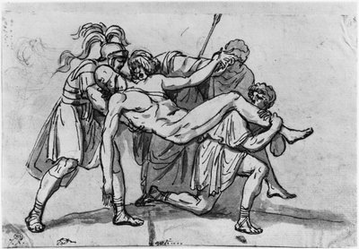 La mort de Méléagre - Jacques Louis David