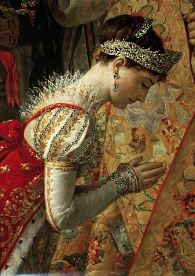 Impératrice Joséphine Le Couronnement de Napoléon (détail) - Jacques Louis David