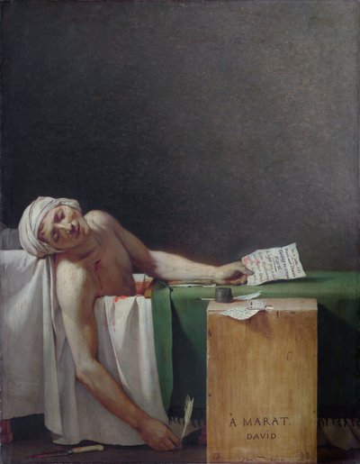 Français :  La Mort de Marat La Mort de Marat - Jacques Louis David