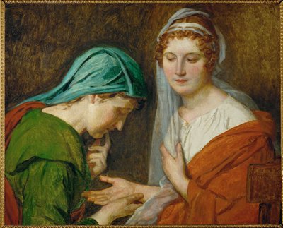 La Bonne Aventure … (oil on canvas) - Jacques Louis David