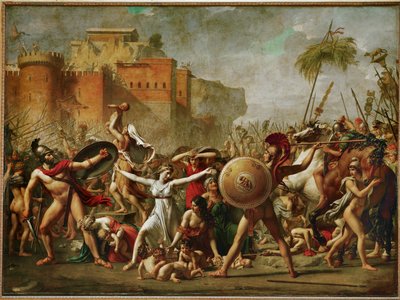 Les Sabines - Les Sabines arrêtent la bataille ... - Jacques Louis David