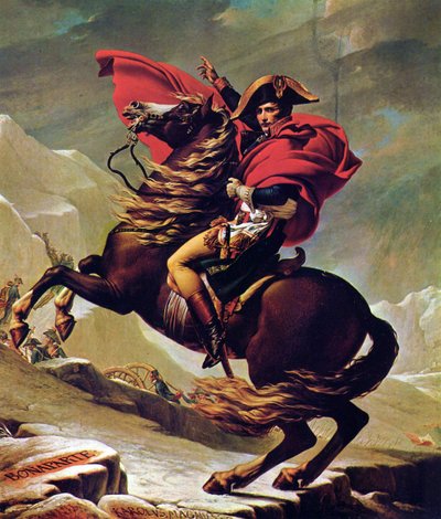 Napoleon Crossing the lps - Jacques Louis David