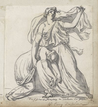 Niobé et sa fille - Jacques Louis David