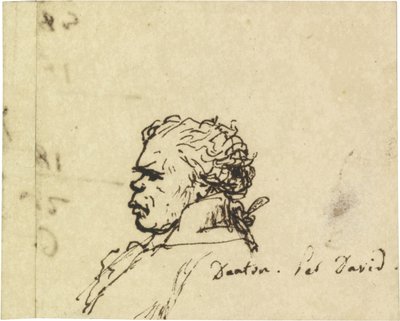 Portrait de Georges Jacques Danton 1759-1794 - Jacques Louis David