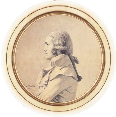Portrait de Joseph-Nicolas Barbeau Dubarran, mi-longueur, les Bras Croisés - Jacques Louis David