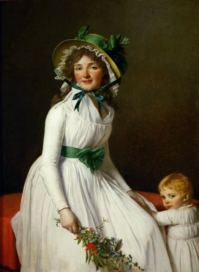 Portrait de Madame Pierre Seriziat et de son fils, Émile - Jacques Louis David