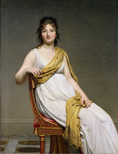 Portrait de Madame Raymond de Verninac (1780-1827) 1798-99 - Jacques Louis David