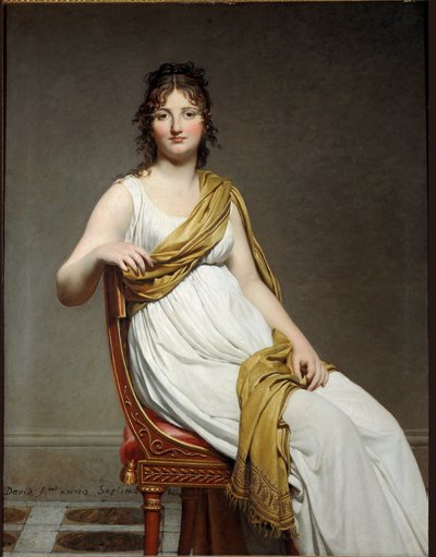 Portrait de Madame Raymond de Verninac - Jacques Louis David