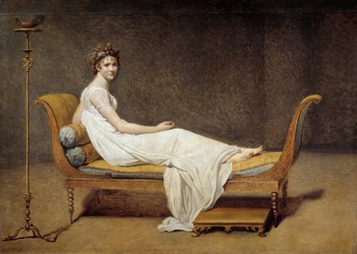 Portrait de Madame Récamier (1777 - 1849), Jeanne Françoise dite Juliette - Jacques Louis David