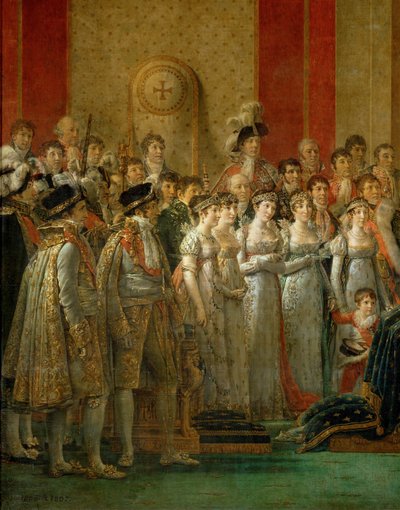 Sacre de Napoleon in Notre-Dame … - Jacques Louis David