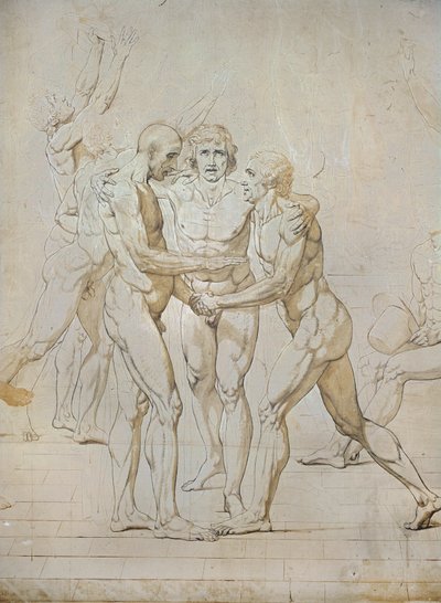 Esquisse du serment du Jeu de Paume ... - Jacques Louis David