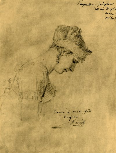 Esquisse de Joséphine au couronnement de Napoléon, 2 décembre 1804, 1921 - Jacques Louis David
