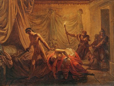 La mort de Cléonice - Jacques Louis David