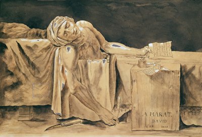 La Mort de Marat, 1793 - Jacques Louis David
