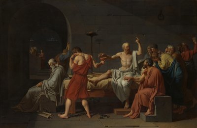 La Mort de Socrate, 1787 - Jacques Louis David