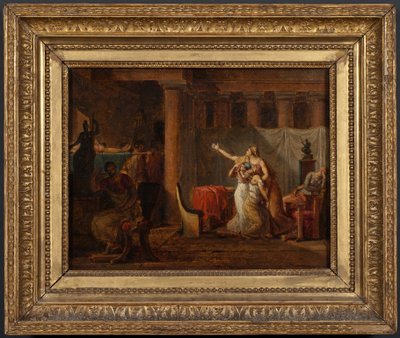 Les licteurs rapportent à Brutus les corps de ses fils. Étude - Jacques Louis David