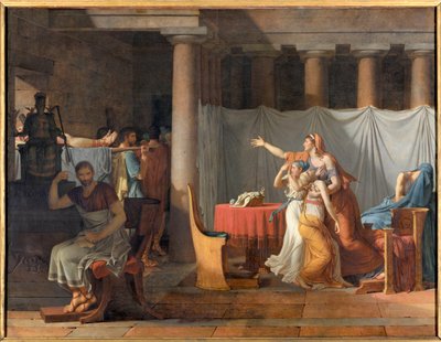 Les licteurs rapportent à Lucius Junius Brutus les corps de ses fils - Jacques Louis David