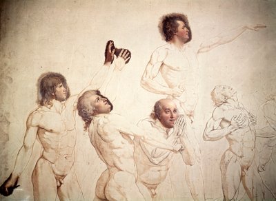 Le Serment du Jeu de Paume (détail) - Jacques Louis David