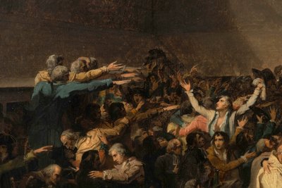 Le Serment du Jeu de Paume, 20 juin 1789 (détail) - Jacques Louis David